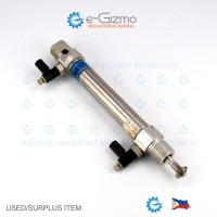 Festo ISO Cylinder  dsnu-20-80-ppv-a with Speed Controller Fittings  [USED]