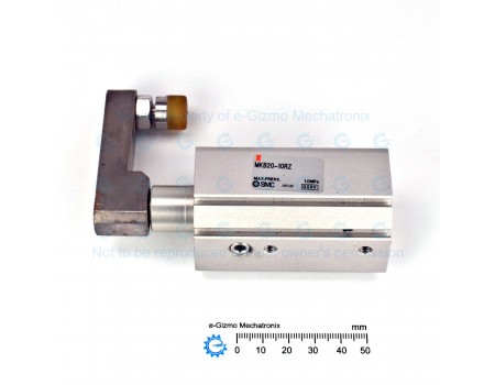 SMC MKB20-10RZ Rotary Clamp Cylinder Clamping Actuator  [USED]