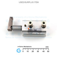SMC MKB12-10LN Rotary Clamp Cylinder Clamping Actuator  [USED]