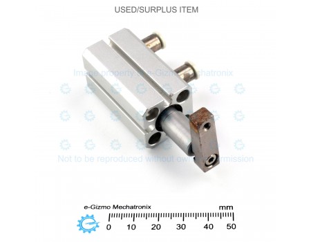 SMC MKB12-10LN Rotary Clamp Cylinder Clamping Actuator  [USED]