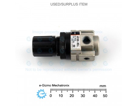 SMC Miniature Air Pressure Regulator 7-100psi AR1000-M5BG [USED]