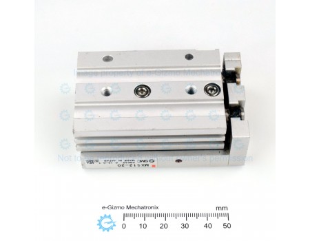 SMC Slide Table Cylinder Dual Rod MXS12-20 [USED]