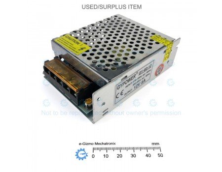 12V 5A 60W AC/DC Power Supply Unit 220VAC Input