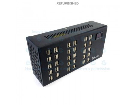60 Port 350W USB Multi-Charger with Voltmeter Display [Refurbished]