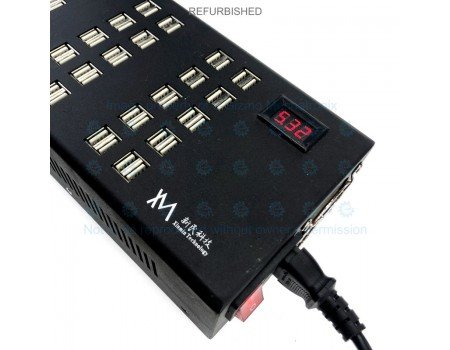 60 Port 350W USB Multi-Charger with Voltmeter Display [Refurbished]