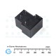 HongFa High Power Relay 30A 5V coil SPST HF165FD-5