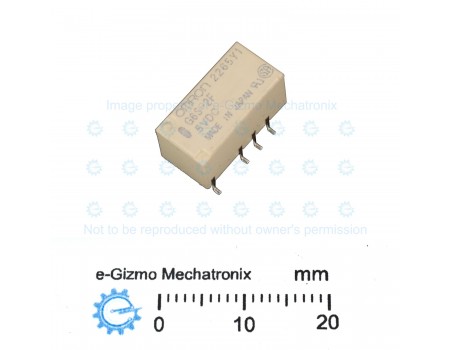 Omron Compact DPDT 5V 2A Relay Surface Mount SMD G6S-2F-5V