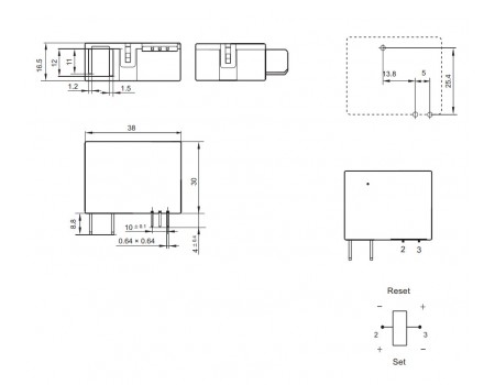 HongFa High Power LATCHING Bistable Relay 12V 90A HFE19-90 12HT21