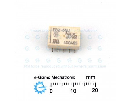 NEC EB2-5NU 5V 2A DPDT Compact SMD Relay UL,CSA