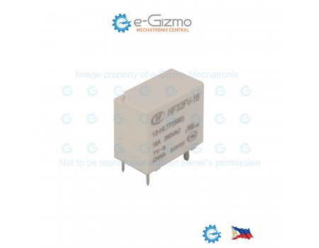 HengFu HF32FV-16/12-HLTF SPST 12V 16A TV-8 Miniature Power Relay