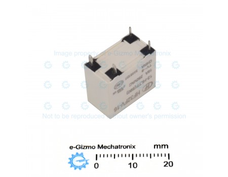 HengFu HF32FV-16/12-HLTF SPST 12V 16A TV-8 Miniature Power Relay