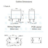 Heng Fu HF32FV-16-12-HTF 12V 16A SPST