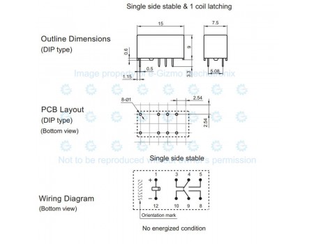 Heng Fu HFD3/24(130) 24V 2A DPDT Signal High Reliability Miniature Relay
