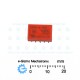 NEC EA2-4.5NU 4.5V 2A DPDT Compact DIP Relay UL,CSA