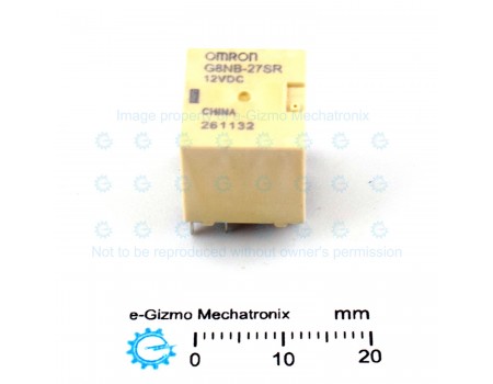 Omron Dual Twin Automotive 12V G8NB-27SR 25A Relay