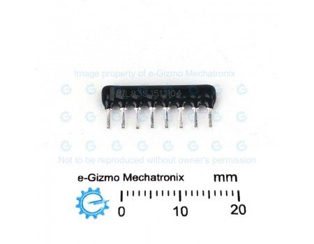 BI SIL Thick Film Resistor Network 4x 150R 8pins Isolated