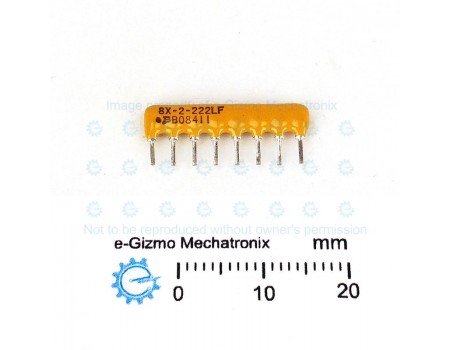 Bourns Thick Film Resistor Network 4x 2.2K 8pins Isolated