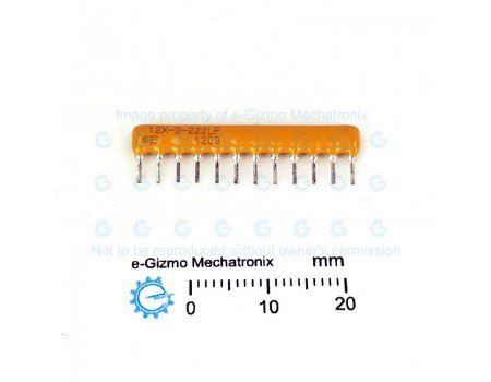 Bourns Thick Film Resistor Network 6x 2.2K 8pins Isolated