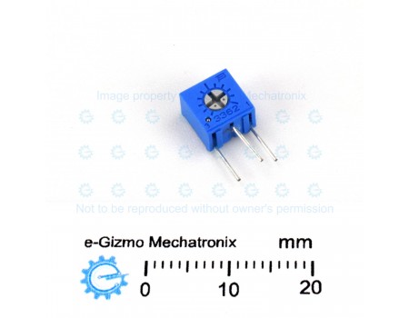 Bourns 2K Cermet Precision Trimmer Potentiometer Sealed Single Turn 3362W