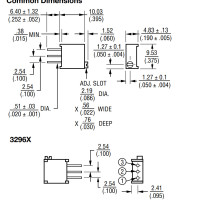 Bourns 3296X 5K 25 Turns Precision Trimmer Potentiometer Resistor