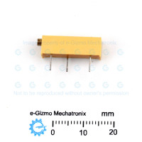 Spectrol 2K Precision Trimmer - 3/4” rectangular, multiturn 18T 43P202
