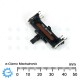 Panasonic Dual Slide Potentiometer 100KG x2 562 Open Frame Center Detent