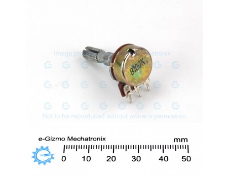 100KB d16mm Potentiometer 25mm Shaft