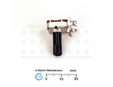 B5K Potentiometer PC Mount Side Facing