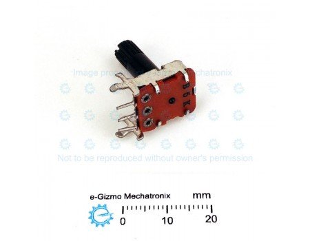 B5K Potentiometer PC Mount Side Facing