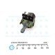 Panasonic 310K Linear Potentiometer with 2 Pole Push Switch