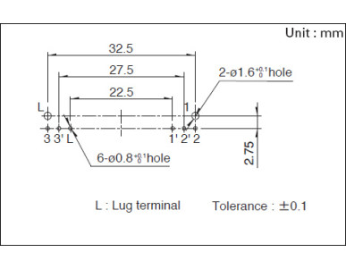 Single Slide Potentiometer Fader 250K B4 taper x1 Open Frame Center Detent