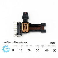 Panasonic Dual Slide Potentiometer 100KB Vertical Open Frame Center Detent