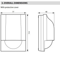 Legrand Compact PIR Motion Sensor for Light Source 220VAC