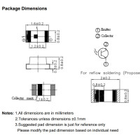 Everlight Phototransistor PT19-21C/L41/TR8 SMD 0603
