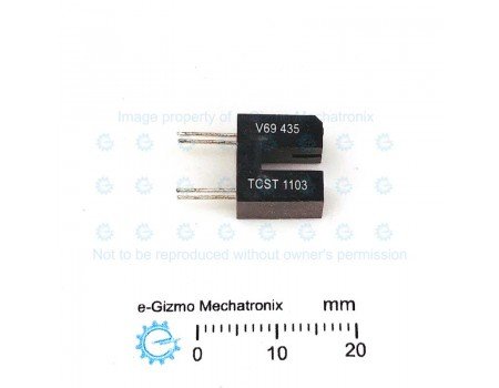 Vishay TCST1103 Transmissive Optical Sensor with Phototransistor Output