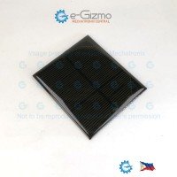 Solar Panel 6V (7.2V) 1W 80x90 Epoxy Coated
