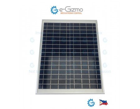 Solar Panel 19.2V 20Wp 340x435mm Aluminum Frame