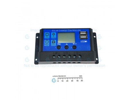 10A PWM Solar Charge Controller 12V/24V Auto Select