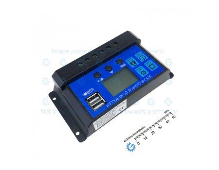 10A PWM Solar Charge Controller 12V/24V Auto Select