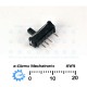 Hosiden 1P3T Miniature Slide Switch 3-position HSW1025-01-410