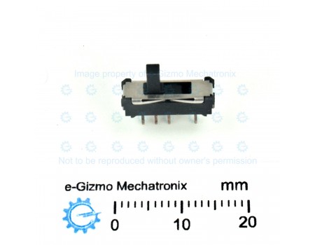 Hosiden 1P3T Miniature Slide Switch 3-position HSW1025-01-410