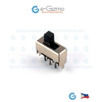 Comax SS-22F12 2P2T Slide Switch top knob