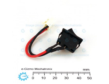 Rocker Switch 6A 250VAC SPST with Molex Termination KCD-117