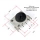 Voltage Selector Switch 2 position PCB Solderable 1P2T