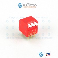 Diptronics 3-way Piano Type DIP Switch