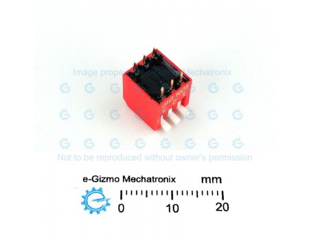 Diptronics 3-way Piano Type DIP Switch