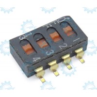 Dip Sw. smd 4 pole 8pins