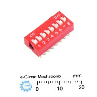 Dip Switch 8 poles