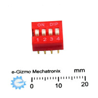 DIP Switch 4-Pole 8-Pins