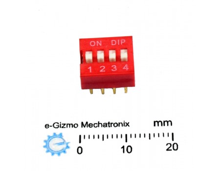 DIP Switch 4-Pole 8-Pins